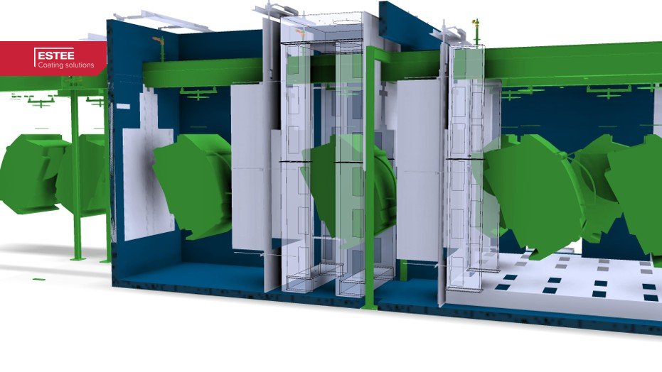 Multi-deurmechanisme voor doorloopovens: ESTEE