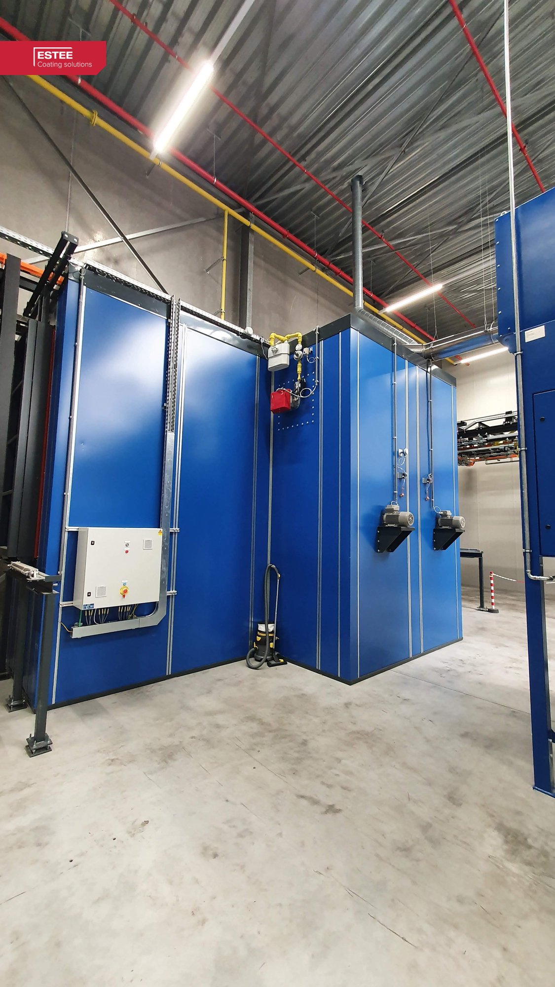 Droogoven en moffeloven met warmterecuperatie bij Delta Light