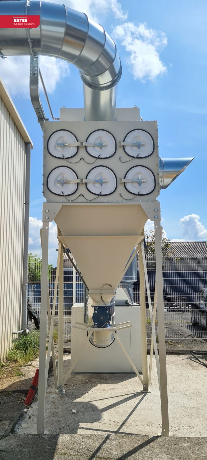 Patronenfilter met cycloon bij AFT