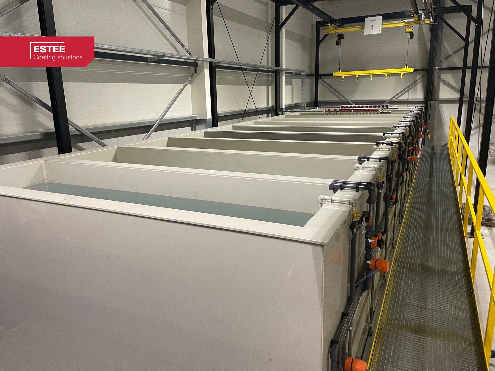 Badenreeks met PP-baden bij Jonkman Coating