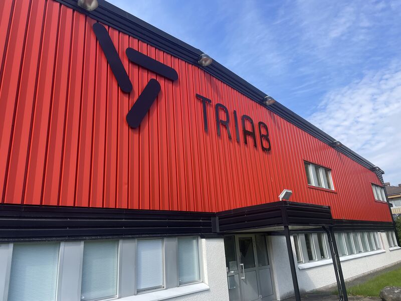 Gebouw van partner TRIAB in Zweden