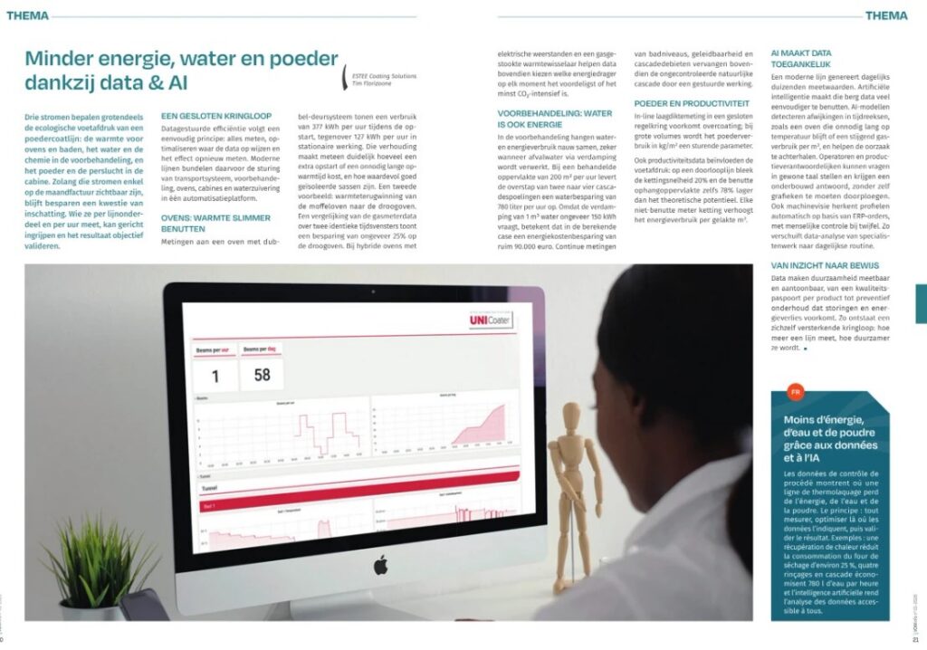 Artikel van ESTEE over data en AI in VOMinfo 05-2026